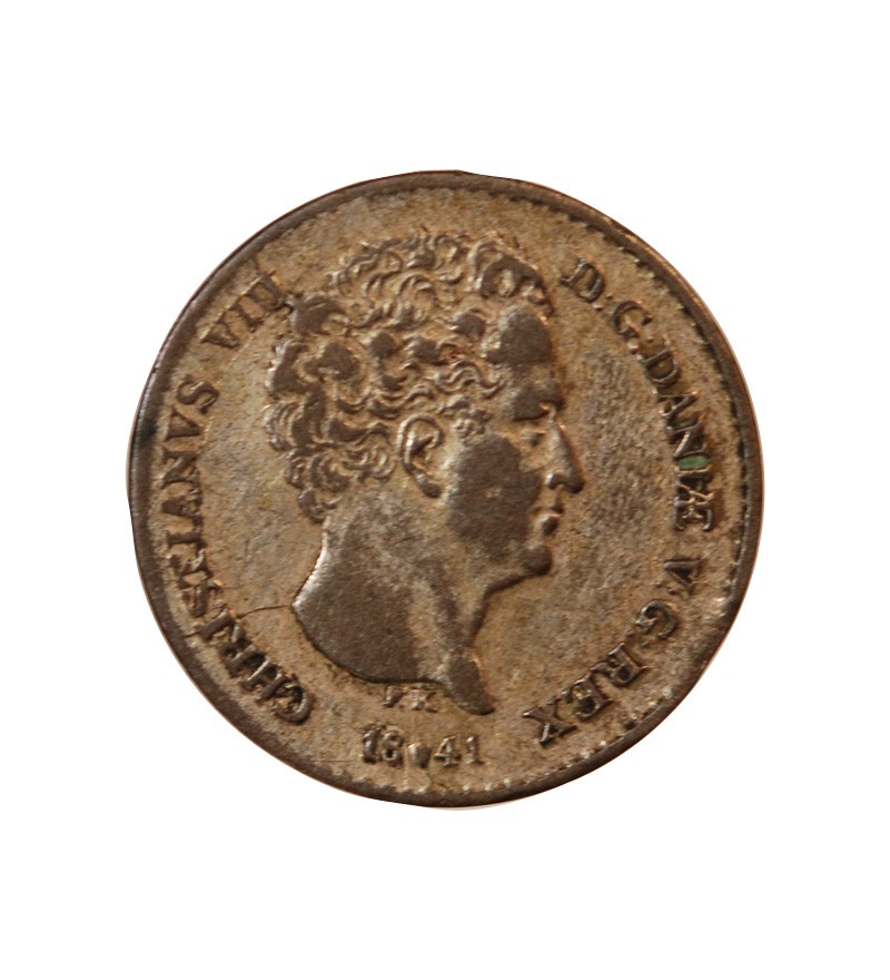 DANEMARK, CHRISTIAN VIII - 4 RIGSBANKSKILLING 1841 FK