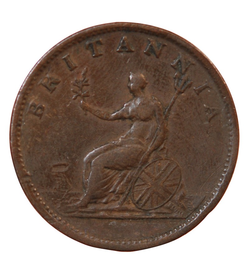 GRANDE-BRETAGNE, GEORGES III - 1/2 PENNY 1806