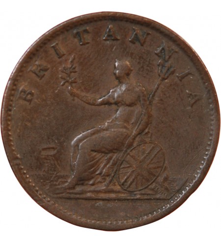 GRANDE-BRETAGNE, GEORGES III - 1/2 PENNY 1806