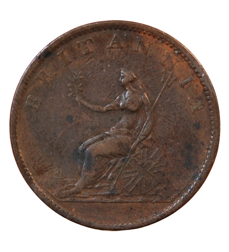 GRANDE-BRETAGNE, GEORGES III - 1/2 PENNY 1807
