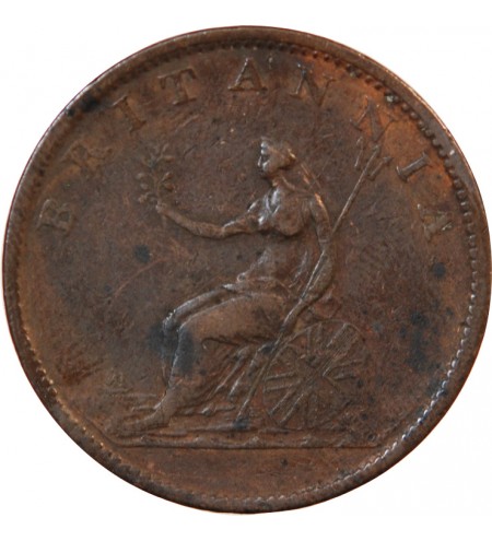 GRANDE-BRETAGNE, GEORGES III - 1/2 PENNY 1807
