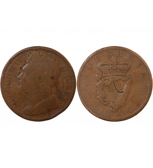 IRLANDE, GEORGES IV - PENNY 1822 2