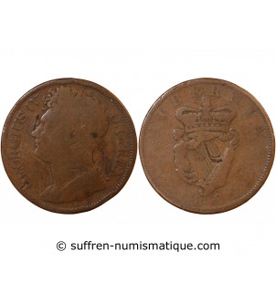 IRLANDE, GEORGES IV - PENNY 1822