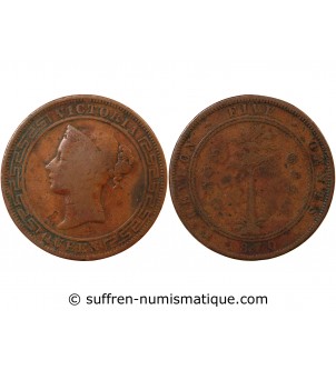 CEYLAN, VICTORIA - 5 CENTS 1870