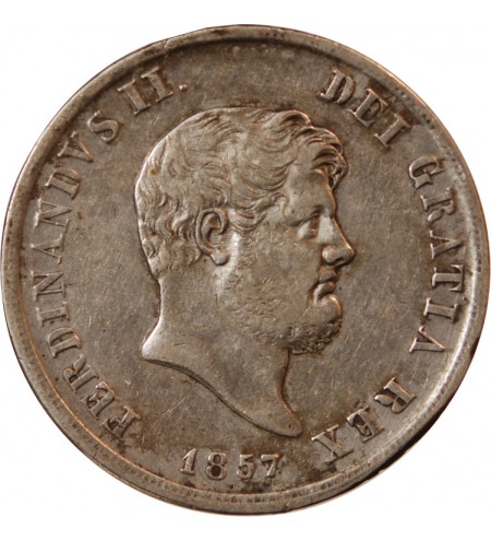 ROYAUME DES DEUX-SICILES, FERDINAND II - 120 GRANA ARGENT 1857