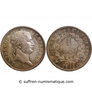 France 1 FRANC NAPOLEON I  1813 A PARIS