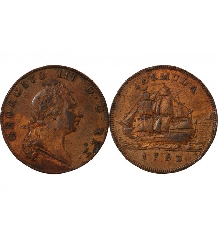 BERMUDES, GEORGES III - PENNY 1793