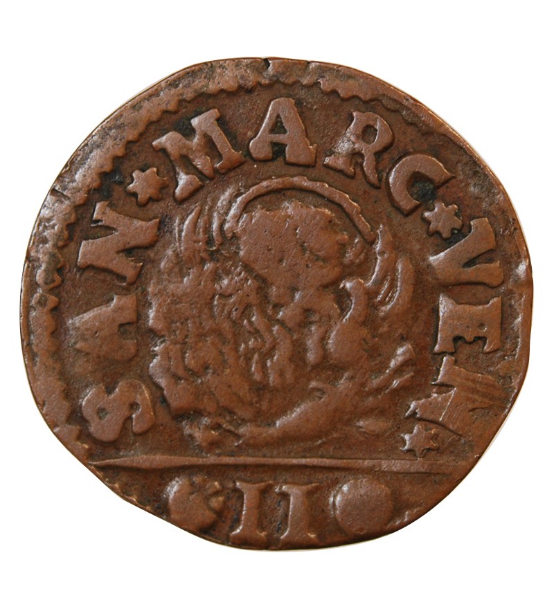 ITALIE - RÉPUBLIQUE DE VENISE, DALMATIE ET ALBANIE - 2 SOLDI 1691-1709