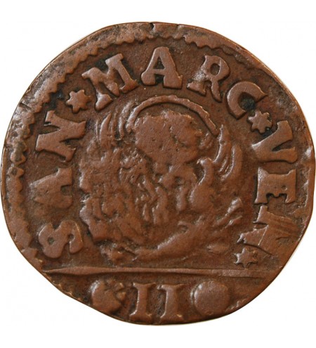 ITALIE - RÉPUBLIQUE DE VENISE, DALMATIE ET ALBANIE - 2 SOLDI 1691-1709