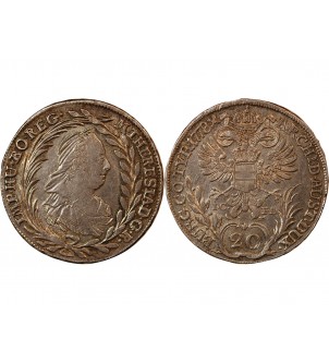 AUTRICHE, MARIE-THERESE - 20 KREUZER ARGENT 1778 ICFA 2
