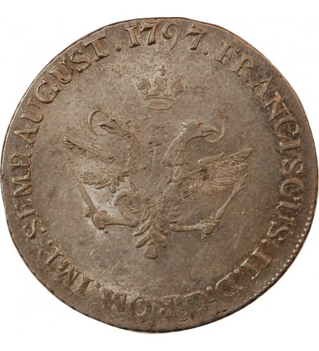 ALLEMAGNE, HAMBOURG - 8 SHILLING ARGENT 1797 OHK