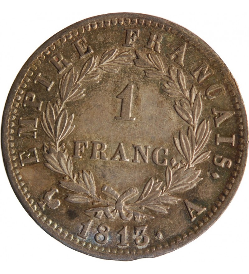 France 1 FRANC NAPOLEON I  1813 A PARIS