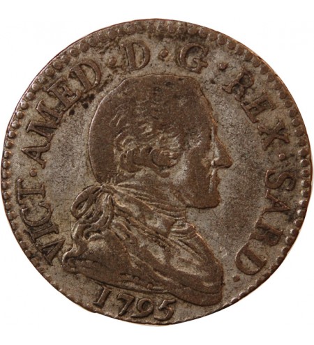 ITALIE, ROYAUME DE SARDAIGNE, VICTOR AMEDEE III - 20 SOLDI 1794 TURIN