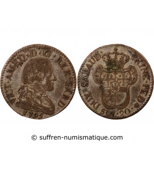 ITALIE, ROYAUME DE SARDAIGNE, VICTOR AMEDEE III - 20 SOLDI 1794 TURIN