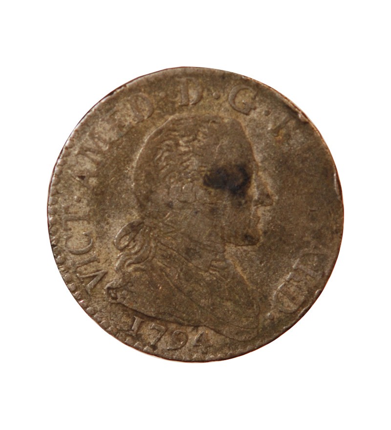 ITALIE, ROYAUME DE SARDAIGNE, VICTOR AMEDEE III - 20 SOLDI 1795 TURIN
