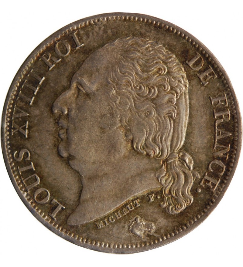 France 1 Franc Louis XVIII  1816 A Paris