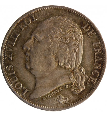France 1 Franc Louis XVIII  1816 A Paris