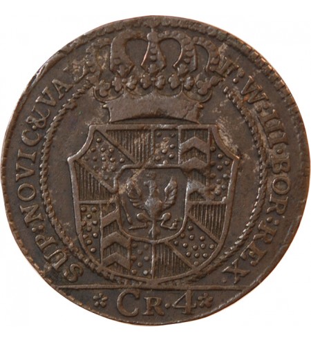 SUISSE, NEUCHÂTEL, FRIEDRICH WILHELM III - 4 KREUZER 1800
