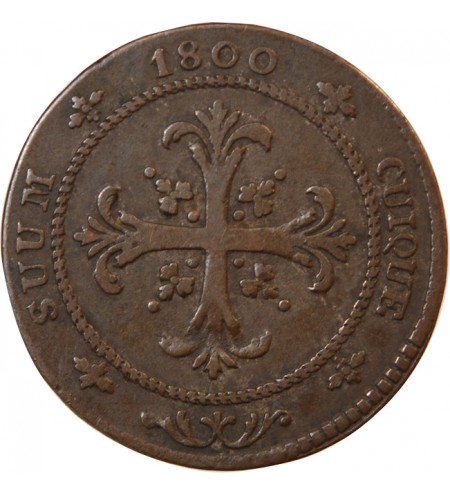 SUISSE, NEUCHÂTEL, FRIEDRICH WILHELM III - 4 KREUZER 1800
