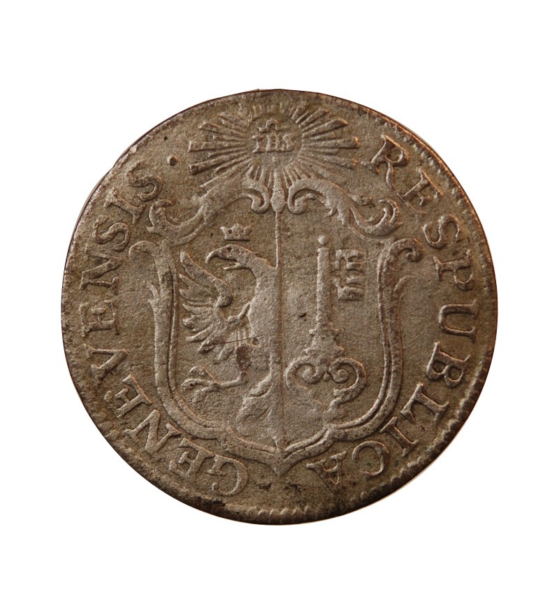 SUISSE, GENÈVE - 6 SOLS ARGENT 1791 PB