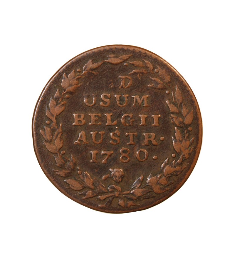 PAYS-BAS AUTRICHIENS, MARIE-THERESE - 2 LIARDS 1780 BRUXELLES