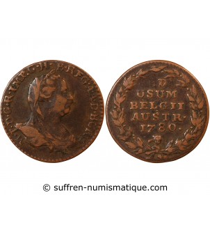 PAYS-BAS AUTRICHIENS, MARIE-THERESE - 2 LIARDS 1780 BRUXELLES