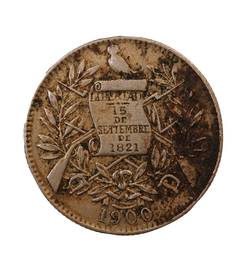 GUATEMALA - 1/2 REAL 1900