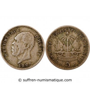 HAITI - 5 CENTIMES 1905