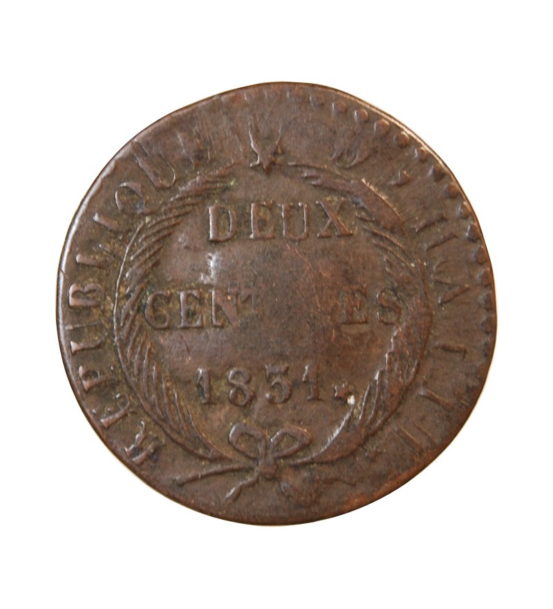 HAITI - 2 CENTIMES 1831