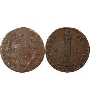 HAITI - 2 CENTIMES 1831 2