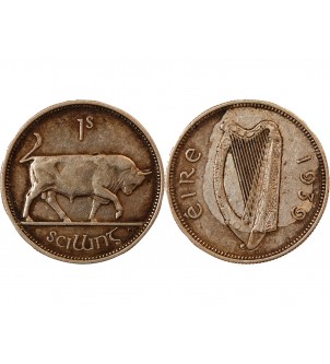 IRLANDE - 1 SCILLING ARGENT 1939 2