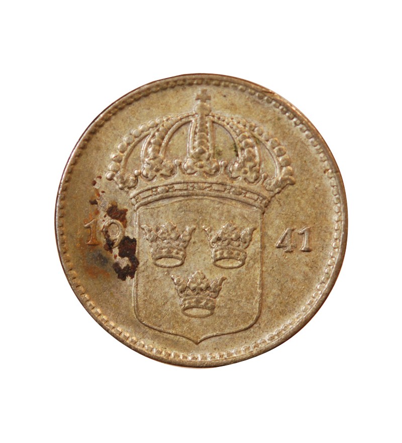 SUÈDE, GUSTAF V - 10 ÖRE 1941 G
