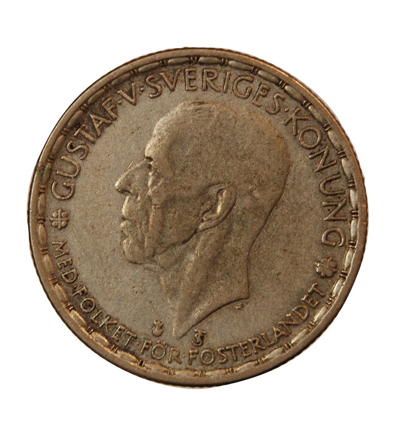 SUÈDE, GUSTAF V - KRONA 1947 TS