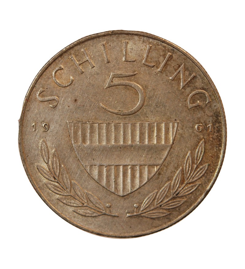 AUTRICHE - 5 SCHILLING ARGENT 1961
