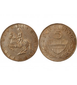AUTRICHE - 5 SCHILLING ARGENT 1961 2