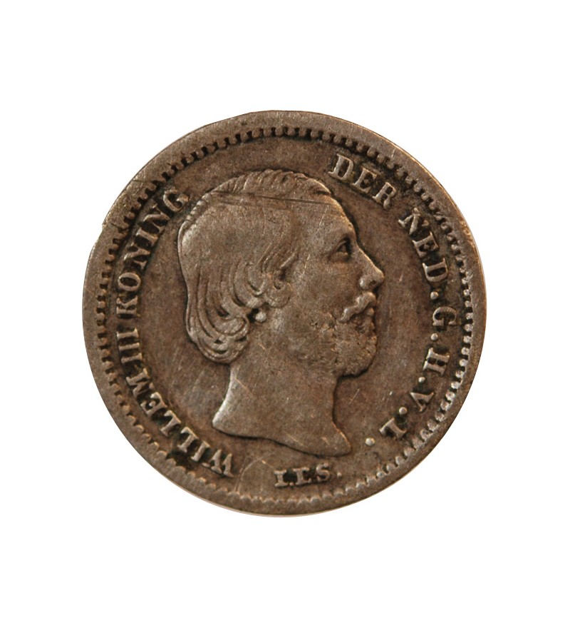 PAYS-BAS, WILLEM III - 5 CENTS ARGENT 1850