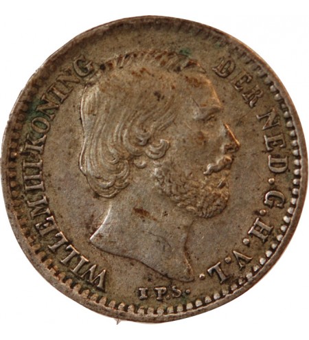 PAYS-BAS, WILLEM III - 10 CENTS ARGENT 1873