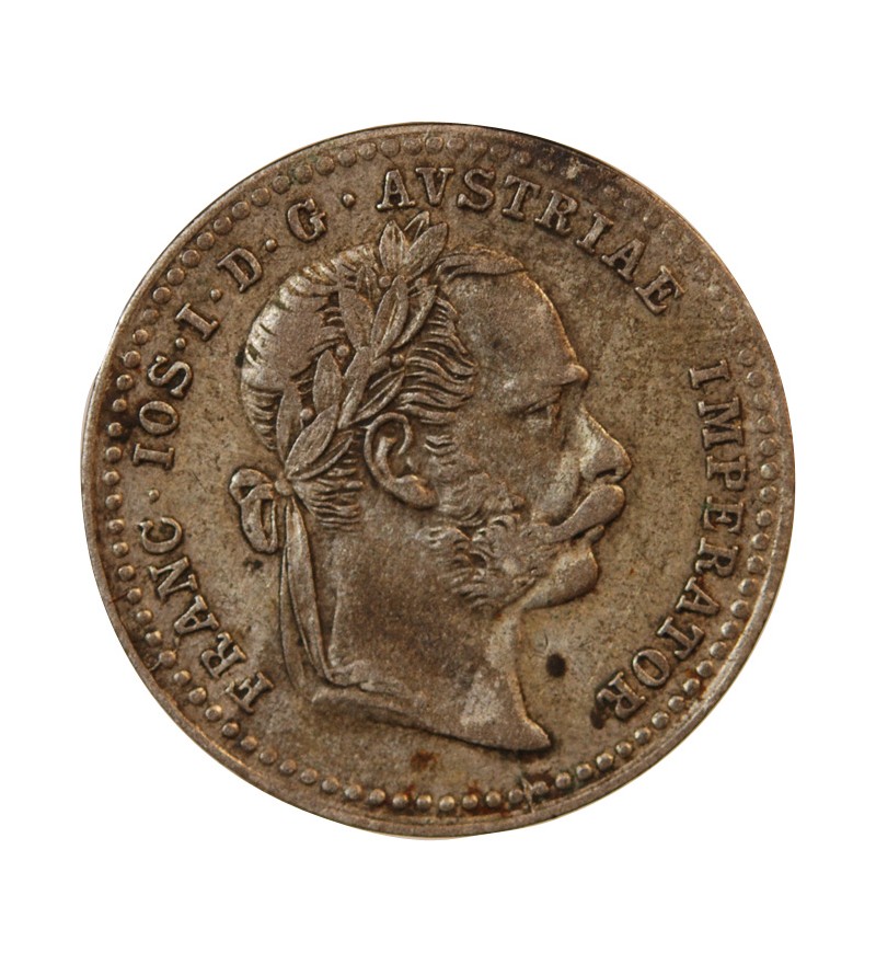 AUTRICHE, FRANÇOIS-JOSEPH Ier - 10 KREUZER ARGENT 1869