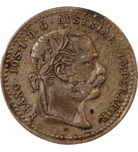 AUTRICHE, FRANÇOIS-JOSEPH Ier - 10 KREUZER ARGENT 1869