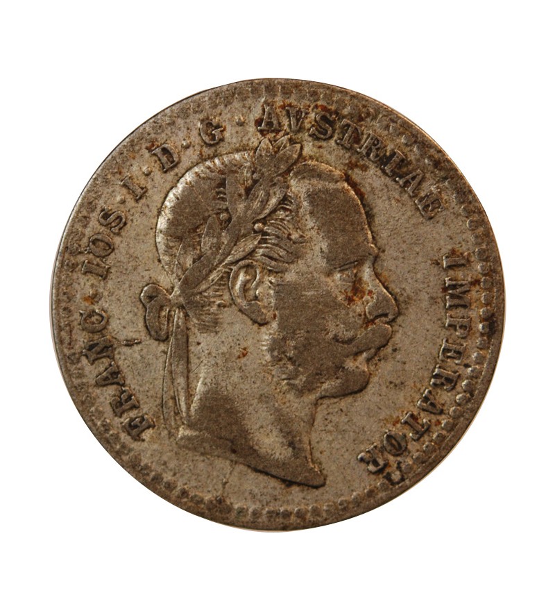 AUTRICHE, FRANÇOIS-JOSEPH Ier - 10 KREUZER ARGENT 1872