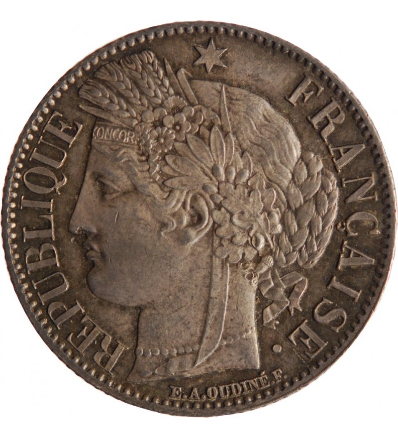 1 FRANC CERES  1849 A PARIS