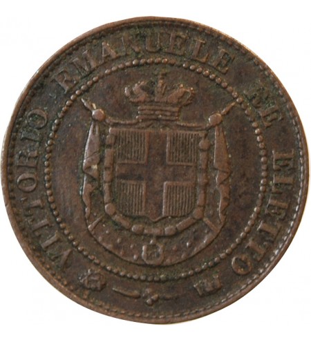 ITALIE, VICTOR EMMANUEL II - 2 CENTESIMI 1859 BIRMINGHAM