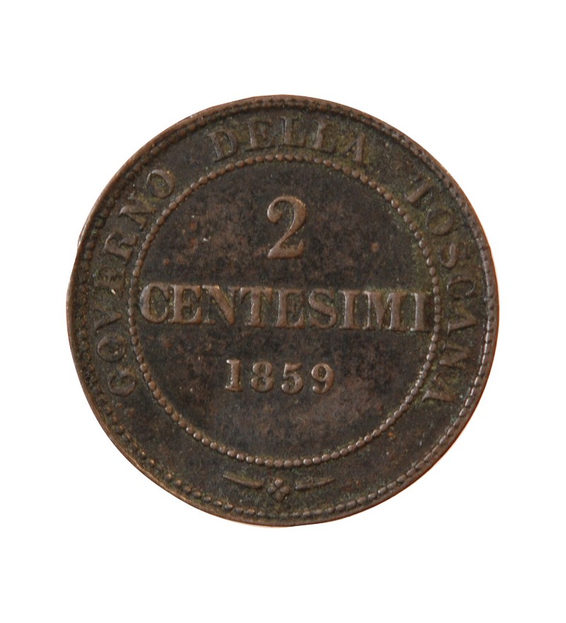 ITALIE, VICTOR EMMANUEL II - 2 CENTESIMI 1859 BIRMINGHAM