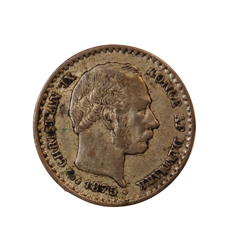 DANEMARK, CHRISTIAN IX - 10 ØRE 1875 CS