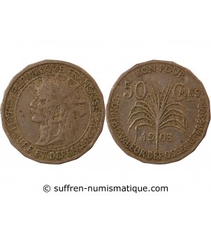 GUADELOUPE - 50 CENTIMES 1903