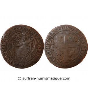 SUISSE, UNTERWALD - 1/2 BATZEN 1726