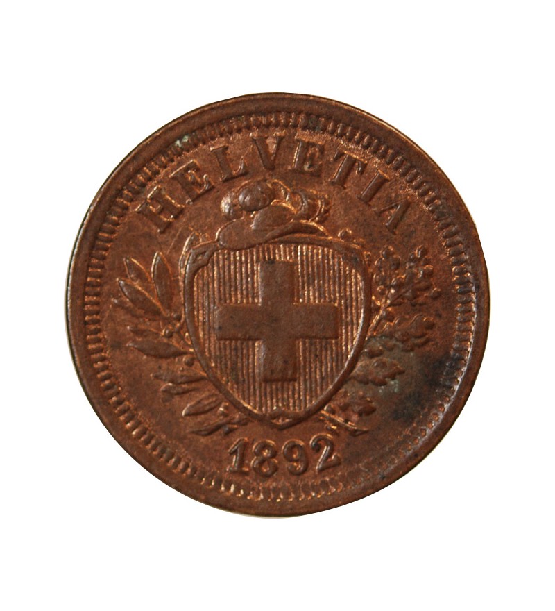 SUISSE - 1 CENTIME ECUSSON 1892 B