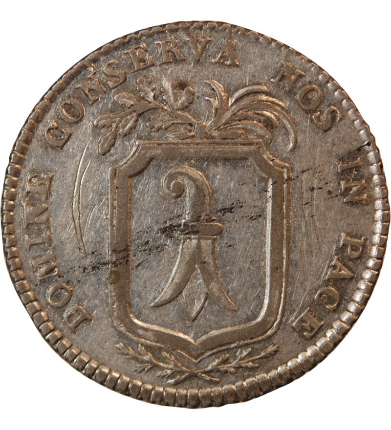 SUISSE, CANTON DE BÂLE - 3 BATZ ARGENT 1809