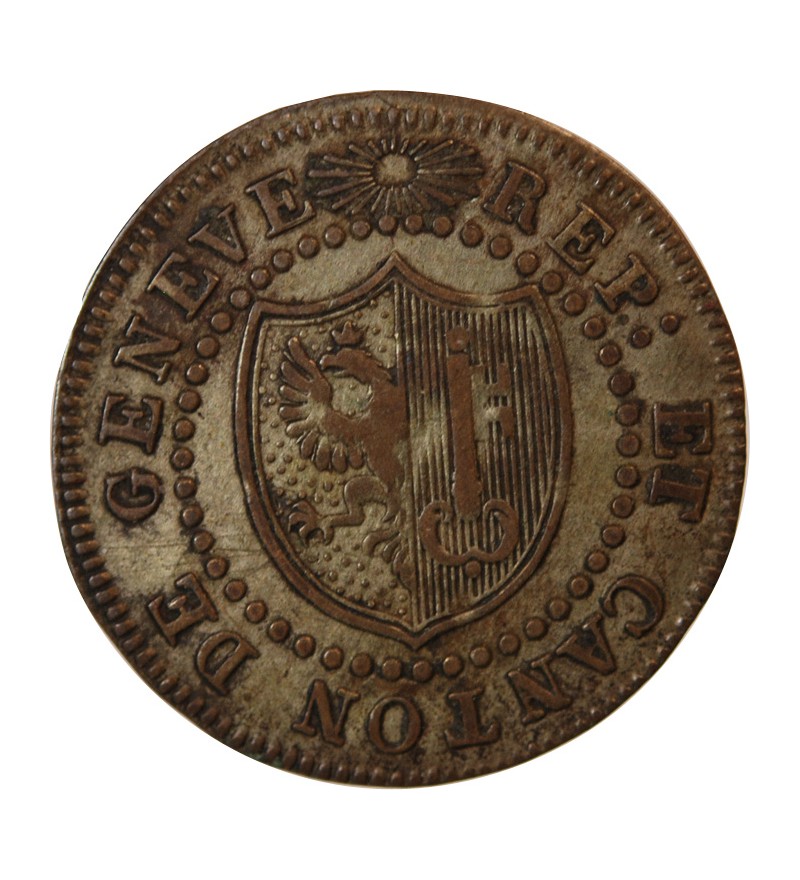 SUISSE, GENÈVE - 1 SOL 1817 H