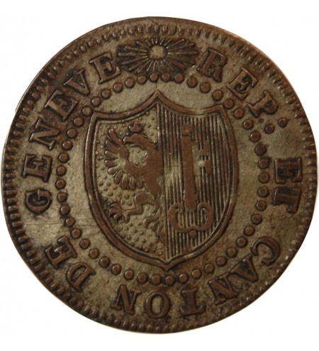 SUISSE, GENÈVE - 1 SOL 1817 H